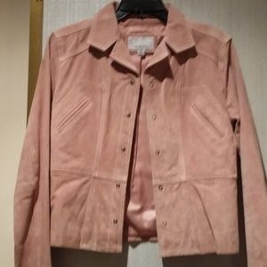 Wilsons Pink Suede Jacket